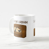 夢住んでいます コーヒーマグカップ (正面左)