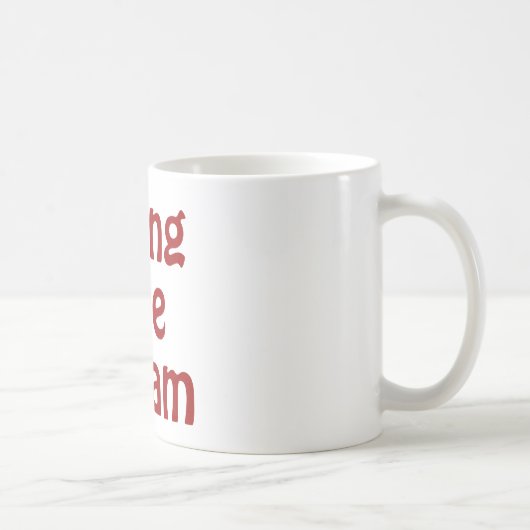 夢住んでいます コーヒーマグカップ (右)