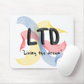 "夢住んでいます" マウスパッド (マウス)