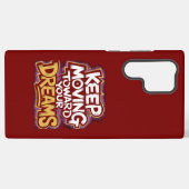 「夢保に向かって動くやる気を起こさせる」 SAMSUNG GALAXYケース (裏面横)