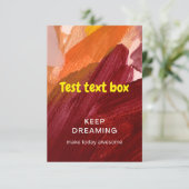 夢保見試験招待状 招待状 (スタンド正面)