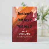 夢保見試験 招待状 (スタンド正面)