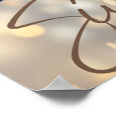 夢信じが明るいやる気を起こさせる光を成功 ポスター (角)