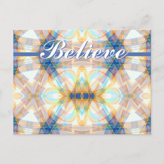 夢信じのエネルギーはがき ポストカード (正面)