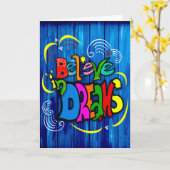 夢信じの中で カード (黄色い花)