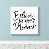 夢信じの中で キャンバスプリント (インサイチュ (ウッドフロア))