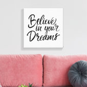 夢信じの中で キャンバスプリント (インサイチュ (リビング))