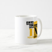 夢信じの中で コーヒーマグカップ (正面右)