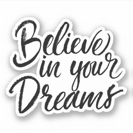 夢信じの中で シール (正面)