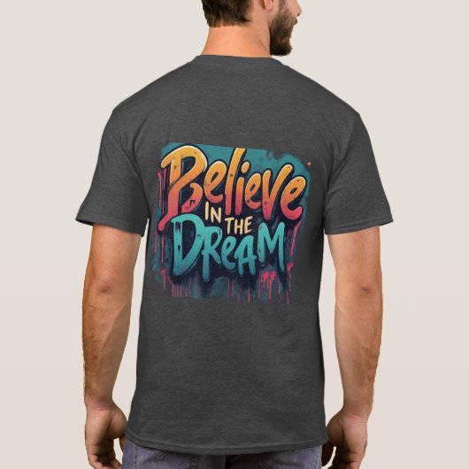 夢信じの中で Tシャツ (裏面)