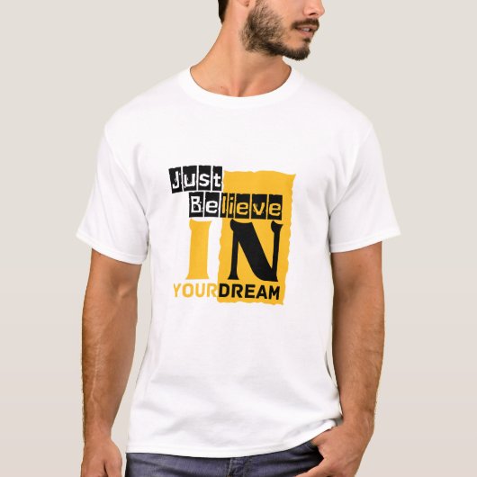 夢信じの中で Tシャツ (正面)