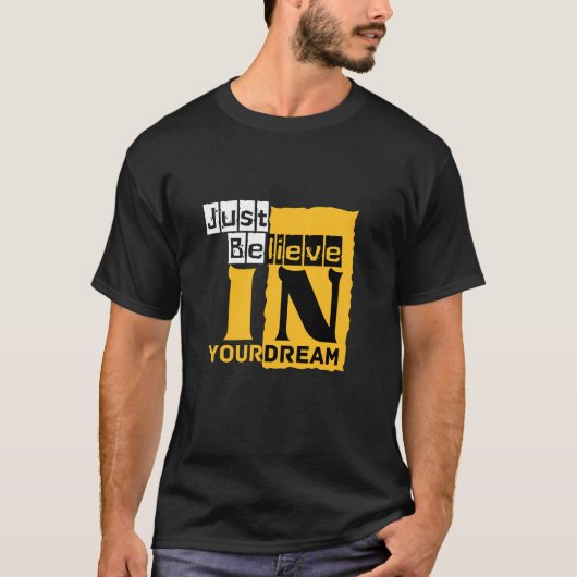 夢信じの中で Tシャツ (正面)
