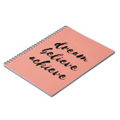 夢信じの実現 ノートブック (左側)