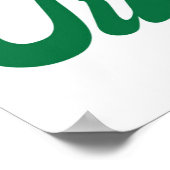 夢信じの成功のやる気を起こさせるタイポグラフィ ポスター (角)