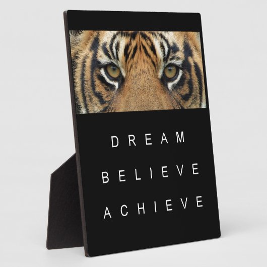 夢信じを見る フォトプラーク (側面)