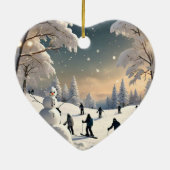 夢凍っていが覚める セラミックオーナメント (裏面)