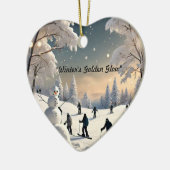 夢凍っていが覚める セラミックオーナメント (左)