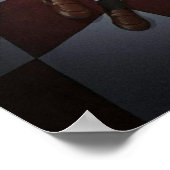 夢子ジャバミ賭博スクール掛け具アニメマン ポスター (角)