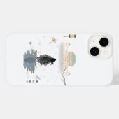 夢幻の静謐 オリエンタルアート風スマホケース Case-Mate iPhoneケース (裏面 (横))