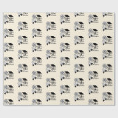 夢後を追の卒業式 ラッピングペーパー (フラット)