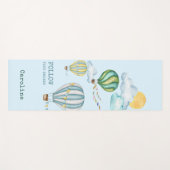 夢後を追の水の色お湯の風船 ヨガマット (正面(横))