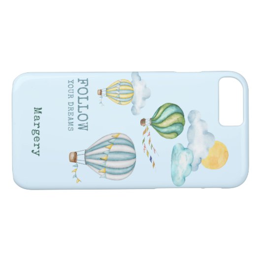 夢後を追の水の色お湯の風船 Case-Mate iPhoneケース (裏面(横))