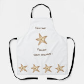 夢後を追の水の色Seatime Starfish エプロン (正面)