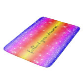 夢後を追の虹の輝くバスマット バスマット (アングル)