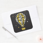 夢後を追の風船 スクエアシール (封筒)