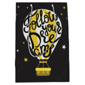 夢後を追の風船 ミディアムペーパーバッグ (正面)