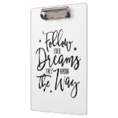 夢後を追を見よ。彼らは道を知っている。 クリップボード (左)