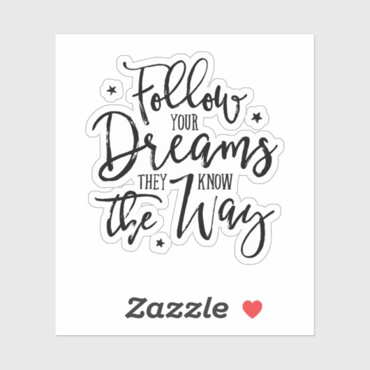 夢後を追を見よ。彼らは道を知っている。 シール (シート)