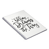 夢後を追を見よ。彼らは道を知っている。 ノートブック (右側)