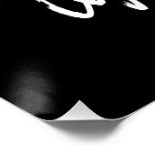 夢後を追を見よ。彼らは道を知っている。ヘビーホワイト ポスター (コーナー)