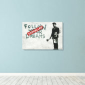 夢後を追を見る キャンバスプリント (インサイチュ (ウッドフロア))