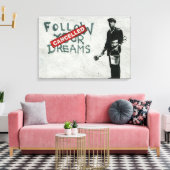 夢後を追を見る キャンバスプリント (インサイチュ (リビング))