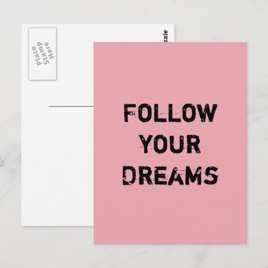 夢後を追を。 ポストカード (正面/裏面)