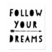 夢後を追タイポグラフィポスター