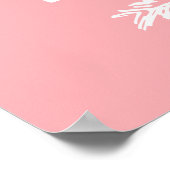 夢後を追ピンクのキッズルームDecorポスター ポスター (角)