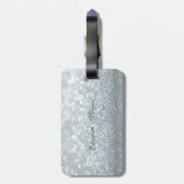 夢後を追、キラキラ、ヒール、ヴィオリン鍵 ラゲッジタグ (裏面縦)
