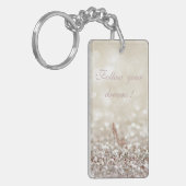 夢後を追、輝き、《写真》ぼけ味、ヒール、 キーホルダー (正面左)