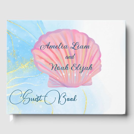 夢心地のビーチ結婚式 ゲストブック (正面)