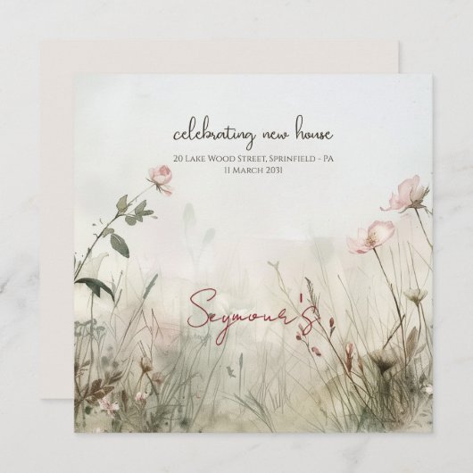 夢心地の春の花 (正面/裏面)