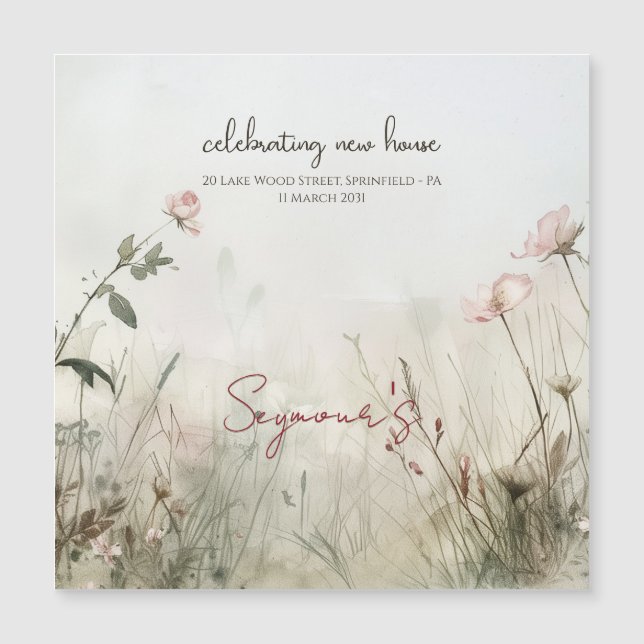 夢心地の春の花 (正面)