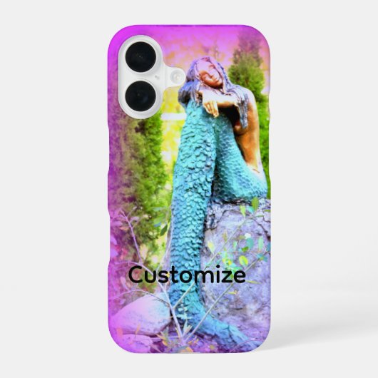 夢想する人魚 iPhone カー 16ケース (裏面)