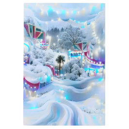 夢想冬ワンダーランドライト メタルプリント