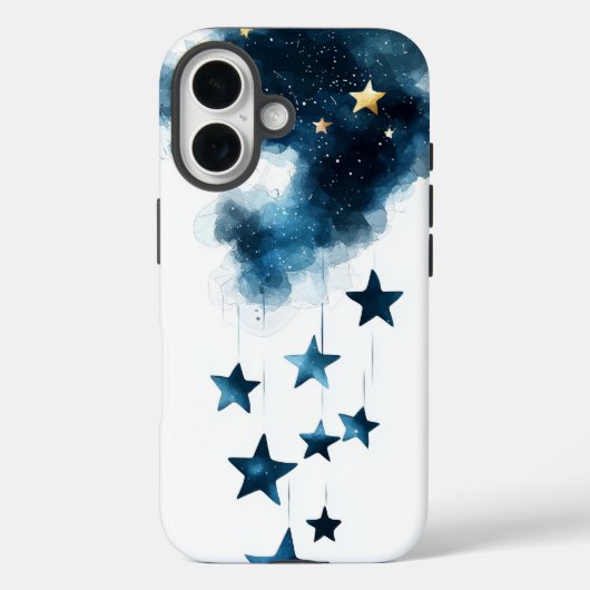 夢想夜の星 – 水色スカイフォンケース Case-Mate iPhoneケース (裏面)