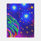 夢想夜空 フリースブランケット (正面)