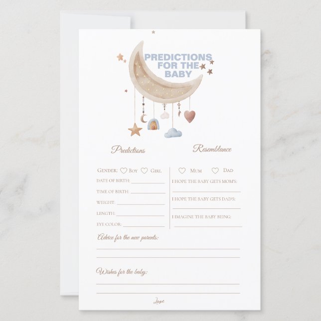 夢想天空の予測とアドバイス (正面)