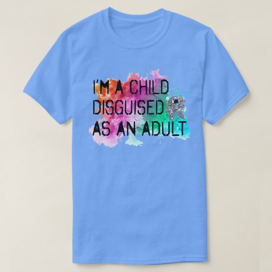 夢想家に変装したハート Tシャツ (デザイン正面)